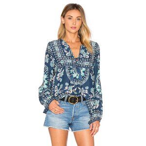 Spell & the Gypsy Pandora Night Garden Blouse XS b